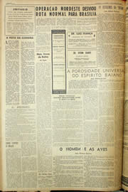 Página do jornal Unitário de março de 1959