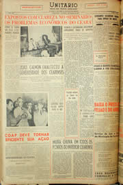 Página do jornal Unitário de março de 1959