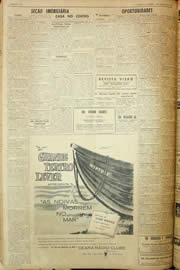 Página do jornal Unitário de março de 1959