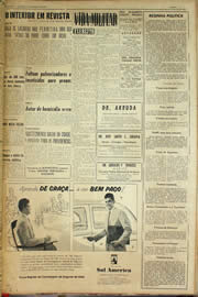 Página do jornal Unitário de março de 1959