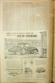 Página do jornal Unitário de março de 1959