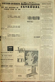 Página do jornal Unitário de março de 1959