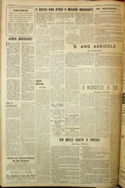 Página do jornal Unitário de março de 1959
