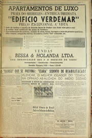 Página do jornal Unitário de março de 1959