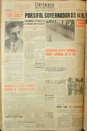Página do jornal Unitário de março de 1959