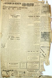 Página do jornal Unitário de outubro de 1959