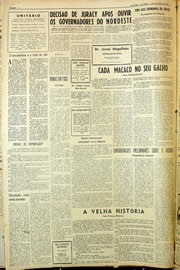 Página do jornal Unitário de outubro de 1959