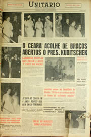 Página do jornal Unitário de outubro de 1959