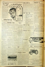 Página do jornal Unitário de outubro de 1959