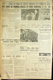 Página do jornal Unitário de outubro de 1959