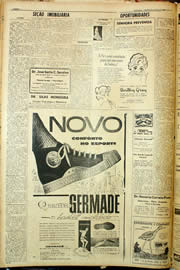 Página do jornal Unitário de outubro de 1959