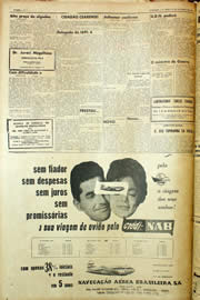 Página do jornal Unitário de outubro de 1959
