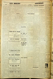 Página do jornal Unitário de outubro de 1959