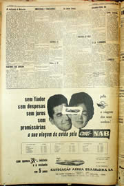 Página do jornal Unitário de outubro de 1959