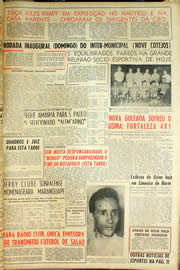 Página do jornal Unitário de outubro de 1959