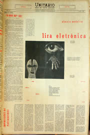 Página do jornal Unitário de outubro de 1959