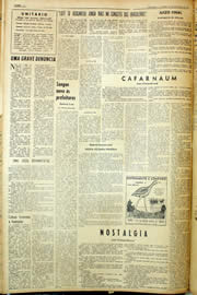 Página do jornal Unitário de outubro de 1959