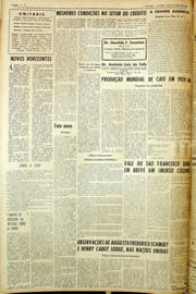 Página do jornal Unitário de outubro de 1959