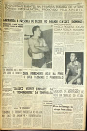 Página do jornal Unitário de outubro de 1959