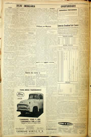 Página do jornal Unitário de novembro de 1959
