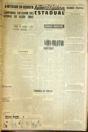 Página do jornal Unitário de novembro de 1959