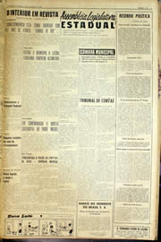 Página do jornal Unitário de novembro de 1959
