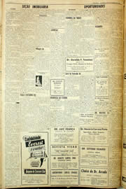 Página do jornal Unitário de novembro de 1959