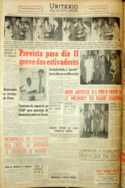 Página do jornal Unitário de novembro de 1959