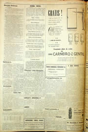 Página do jornal Unitário de novembro de 1959