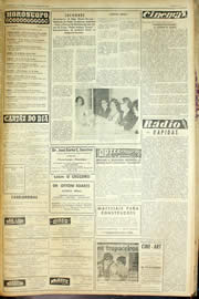 Página do jornal Unitário de novembro de 1959