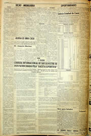 Página do jornal Unitário de novembro de 1959