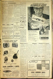 Página do jornal Unitário de novembro de 1959