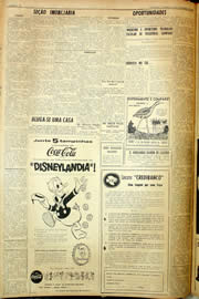 Página do jornal Unitário de novembro de 1959