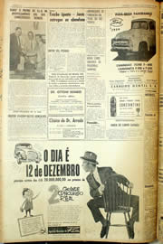 Página do jornal Unitário de novembro de 1959