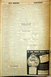Página do jornal Unitário de novembro de 1959