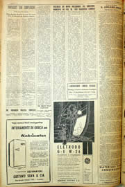 Página do jornal Unitário de novembro de 1959