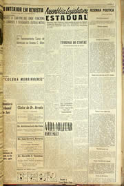 Página do jornal Unitário de novembro de 1959