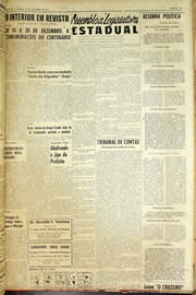Página do jornal Unitário de novembro de 1959