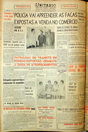 Página do jornal Unitário de dezembro de 1959