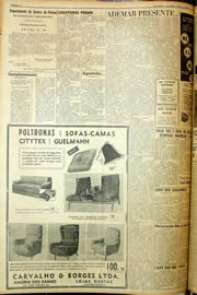 Página do jornal Unitário de dezembro de 1959