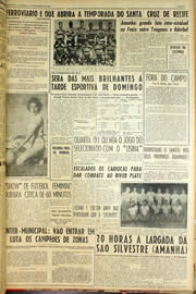 Página do jornal Unitário de dezembro de 1959