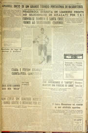 Página do jornal Unitário de dezembro de 1959