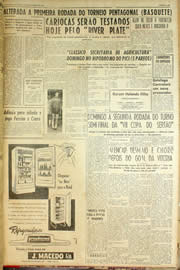Página do jornal Unitário de dezembro de 1959