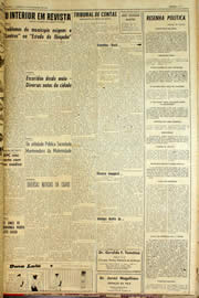 Página do jornal Unitário de dezembro de 1959