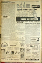 Página do jornal Unitário de dezembro de 1959