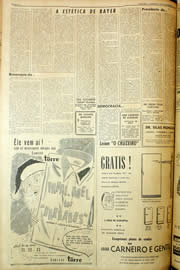 Página do jornal Unitário de dezembro de 1959