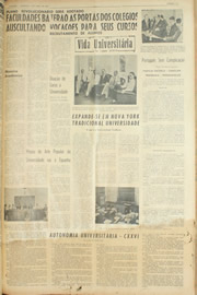 Página do jornal Unitário de abril de 1961