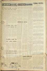 Página do jornal Unitário de abril de 1961