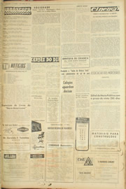 Página do jornal Unitário de abril de 1961