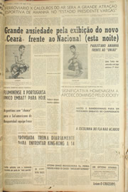 Página do jornal Unitário de abril de 1961